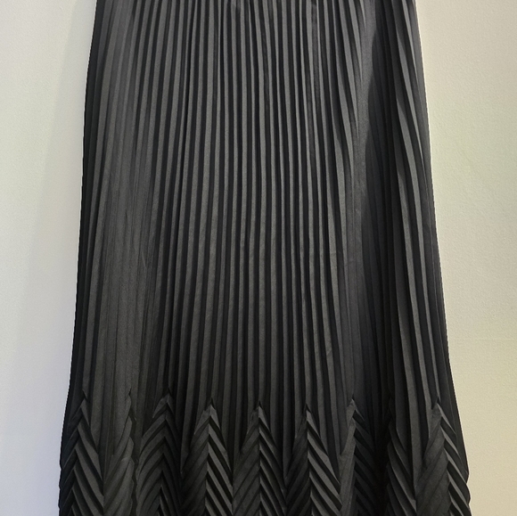 Missoni Black Pleated Midi Skirt size  L - Picture 3 of 10